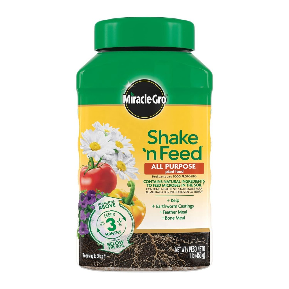 Miraclegro Shake N Feed All Purpose Plant Food 1 Lb