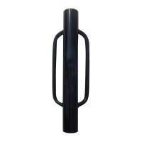 Mtb Supply Fence Post Driver With Handle 12Lb Black Iron T Post Pole Pounder Hand Post Rammer For U Fence Post Wooden Post