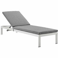 Shore Chaise With Cushions Outdoor Patio Aluminum Set Of 4