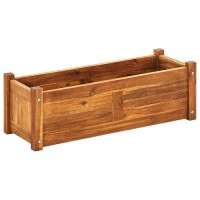 Vidaxl Solid Acacia Wood Raised Garden Bed - 29.9