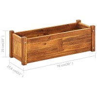 Vidaxl Solid Acacia Wood Raised Garden Bed - 29.9