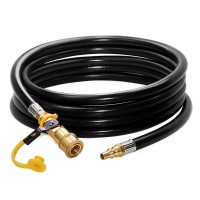 Dozyant 12 Feet Low Pressure Propane Quickconnect Hose Rv Quick Connect Propane Hose Quick Disconnect Propane Hose Extension