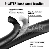 Dozyant 12 Feet Low Pressure Propane Quickconnect Hose Rv Quick Connect Propane Hose Quick Disconnect Propane Hose Extension