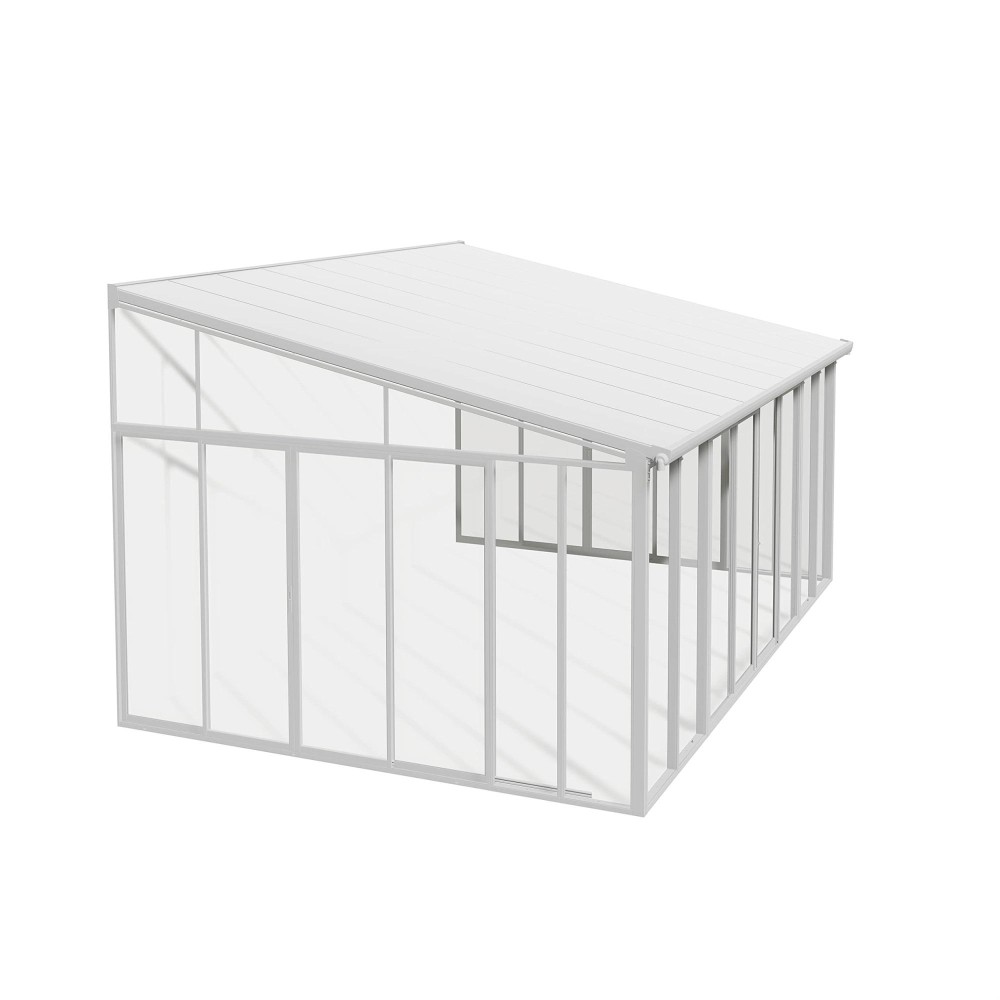 Palram Canopia Sanremo 13 X 14 Patio Enclosure White