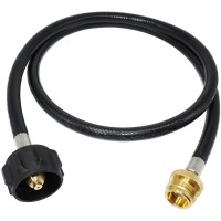 Dozyant 4 Feet Propane Adapter Hose 1 Lb To 20 Lb Converter Replacement For Qcc1Type1 Tank Connects 1 Lb Bulk Portable Applianc