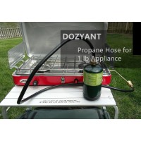 Dozyant 4 Feet Propane Torch Extension Hose For Propane Tree Distribution Tree Post Assembly 1 X20 Male Throwaway Cylinder Thr