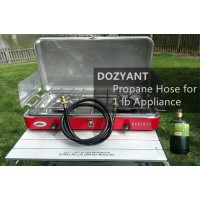 Dozyant 4 Feet Propane Torch Extension Hose For Propane Tree Distribution Tree Post Assembly 1 X20 Male Throwaway Cylinder Thr