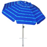 Ammsun 7 Foot Heavy Duty High Wind Beach Umbrella With Sand Anchor Tilt Sun Shelter Uv 50 Protection Outdoor Sunshade Umbrel