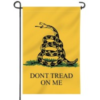 Anley Double Sided Premium Garden Flag Dont Tread On Me Patriotic Garden Flags For Home Decor Weather Resistant Double Stit