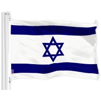 G128 Israel Israeli Flag 3X5 Ft Liteweave Pro Series Printed 150D Polyester Country Flag Indooroutdoor Vibrant Colors