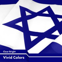 G128 Israel Israeli Flag 3X5 Ft Liteweave Pro Series Printed 150D Polyester Country Flag Indooroutdoor Vibrant Colors