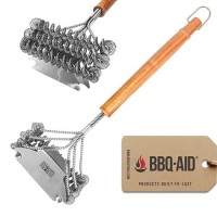 Bbq-Aid Grill Brush For Outdoor Grill Bristle Free - 18