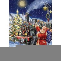 Polar Express Christmas House Flag Santa Claus Train 28 X 40 Briarwood Lane