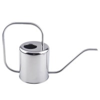 Fasmov 51 Oz Stainless Steel Watering Can Modern Style Watering Pot Watering Can With Long Spout For Easy Pour Water Outdoor G