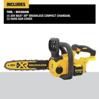 Dewalt Dccs620B 20V Max Compact Cordless Chainsaw With Brushless Motor Tool Only