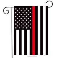 Thin Red Line Garden Flag Firefighter Patriotic 125 X 18 Briarwood Lane