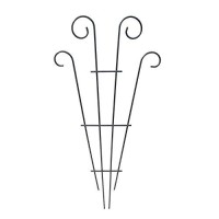 Mtb Silver Coated Wave Pot Trellis Panel 31 Plant Stakes For Climbing Plants Pack Of 2