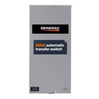 Generac Rxsw200A3 200 Amp Single Phase Generator Automatic Transfer Switch Service Entrance Rated Nema 3R Outdoor Rated Alum