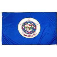 Flagsource Minnesota Nylon State Flag Made In The Usa 3X5