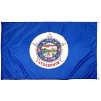 Flagsource Minnesota Nylon State Flag Made In The Usa 3X5