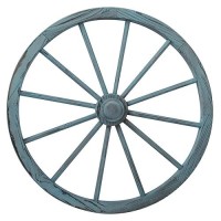 Leigh Country Tx 93932 Blue Wash Wagon Wheel 30 Inch