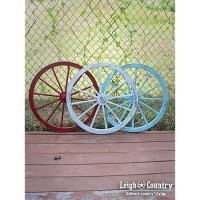 Leigh Country Tx 93932 Blue Wash Wagon Wheel 30 Inch