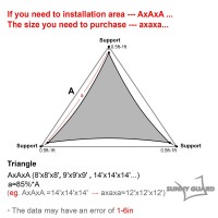 Sunny Guard Sun Shade Sail 10'X10'X10' Triangle Charcoal Uv Block Sunshade For Backyard Yard Deck Patio Garden Outdoor Activities And Facility(We Make Custom Size)