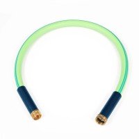 Atlantic Heavy Duty Garden Hose 58 Inch X 3 Foot Green Color Short Connection Leader Hose With Malefemale Connectors 3Ft