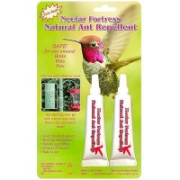 Sapphire Labs Nectar Fortress Natural Ant Repellent; Multi-Purpose Clear Gel Ant Guard For Hummingbird Feeders (Twin)