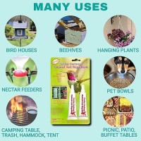 Sapphire Labs Nectar Fortress Natural Ant Repellent; Multi-Purpose Clear Gel Ant Guard For Hummingbird Feeders (Twin)