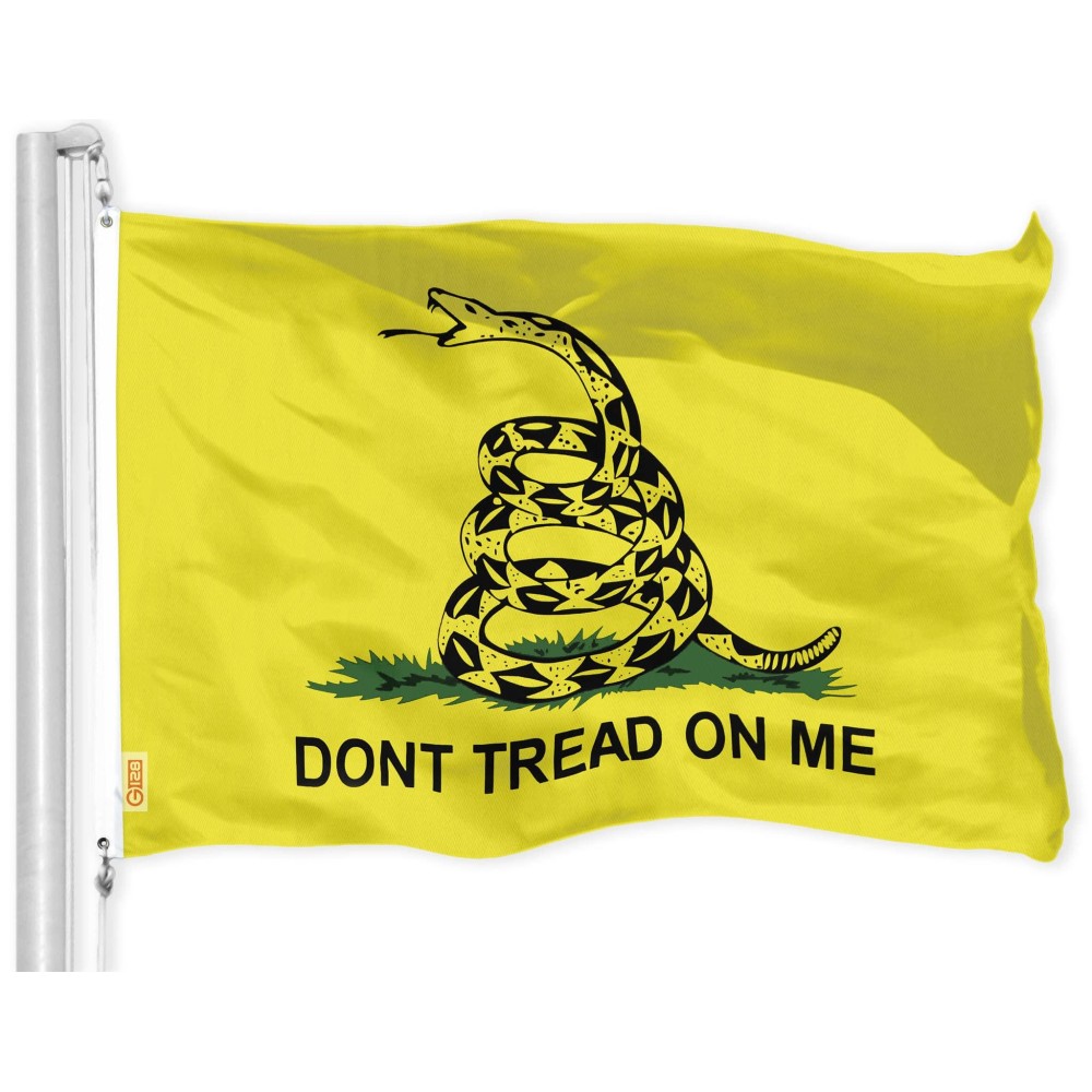 G128 Gadsden Dont Tread On Me Flag 3X5 Ft Liteweave Pro Series Printed 150D Polyester Historical Flag Indooroutdoor Vi