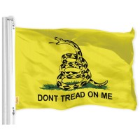 G128 Gadsden Dont Tread On Me Flag 3X5 Ft Liteweave Pro Series Printed 150D Polyester Historical Flag Indooroutdoor Vi