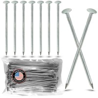 Usa Made 150 Pack Synthetic Grass Landscape 55 Turf Nailsstakes 5 Lbs Galvanized Boxed Spikes For Securing Artificial Tu