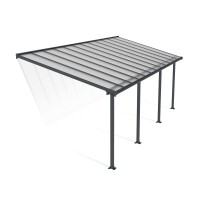 Palram Canopia Olympia 10 Ft X 24 Ft Patio Cover Outdoor Canopy Diy Kit Outdoor Furniture Cover Covered Pergola Roof To Pro