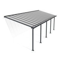 Palram Canopia Olympia 10 X 28 Patio Cover Graybronze