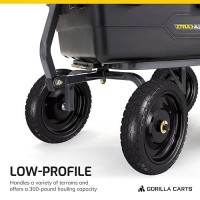 Gorilla Carts 13 Inch No Flat Replacement Wheel Pneumatic Flat Free Cart Tires For Utility Garden Cart Wheelbarrow Dolly And