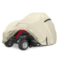 Porch Shield Heavy Duty 600D Polyester Lawn Tractor Cover Waterproof Universal Riding Lawn Mower Cover Up To 62 Inches Decks