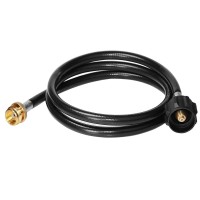 Dozyant 5 Feet Propane Adapter Hose 1 Lb To 20 Lb Converter Replacement For Qcc1Type1 Tank Connects 1 Lb Bulk Portable Applianc