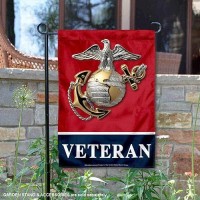 Wincraft Us Marines Veteran Garden Flag