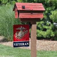 Wincraft Us Marines Veteran Garden Flag