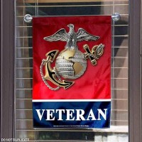 Wincraft Us Marines Veteran Garden Flag