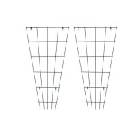 Mtb Green Pvc Pot Trellis 59 Inch X 315 Inch Metal Plant Stakes For Climbing Plants Pack Of 2 Plant Support