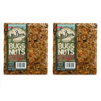 2Pack Of Mr Bird Bugs Nuts Fruit Large Wild Bird Seed Cake 1 Lb 10 Oz