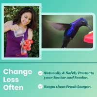 Sapphire Labs Nectar Defender Hummingbird Nectar Extender That Prolongs The Life Of Nectar For Hummingbird Feeders It Works