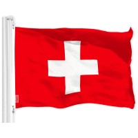 G128 Switzerland Swiss Flag 3X5 Ft Liteweave Pro Series Printed 150D Polyester Country Flag Indooroutdoor Vibrant Color