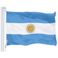 G128 Argentina Argentinian Flag 3X5 Ft Liteweave Pro Series Printed 150D Polyester Country Flag Indooroutdoor Vibrant C