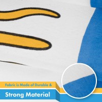 G128 Argentina Argentinian Flag 3X5 Ft Liteweave Pro Series Printed 150D Polyester Country Flag Indooroutdoor Vibrant C