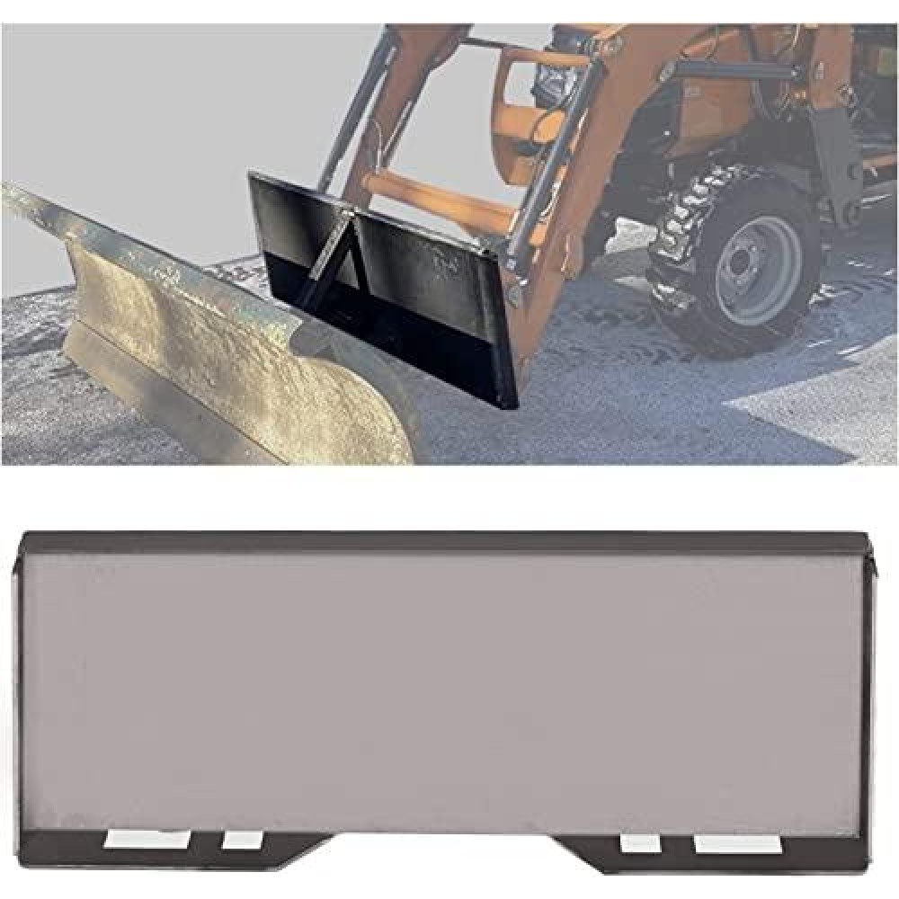 New 12 Skid Steer Mount Plate Quick Tach Attachment Loader Plate Compatible With Bobcat Kubota With One Year Warranty