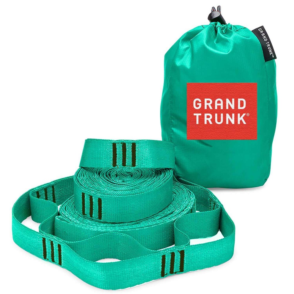 Grand Trunk Tree Trunk Straps Hammock Suspension System Multiple Colors Heavy Duty And Adjustable Travel Teal