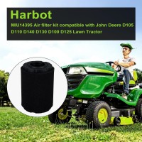 Harbot D125 Miu14395 Air Filter For John Deere D100 D105 D125 D130 D140 D110 E140 E130 E100 E120 La145 La135 Z255 Z235 X330 Lawn